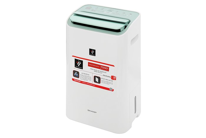 Máy hút ẩm kết hợp lọc không khí Sharp DW-E16FA-W 260W — ảnh 7