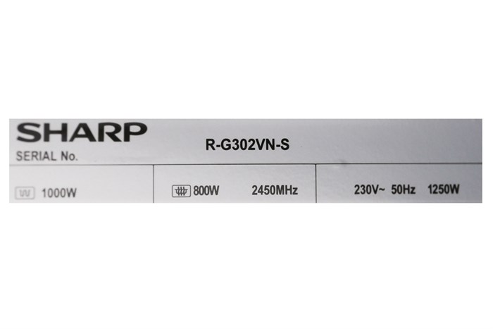 Lò vi sóng có nướng Sharp R-G302VN-S — ảnh 10