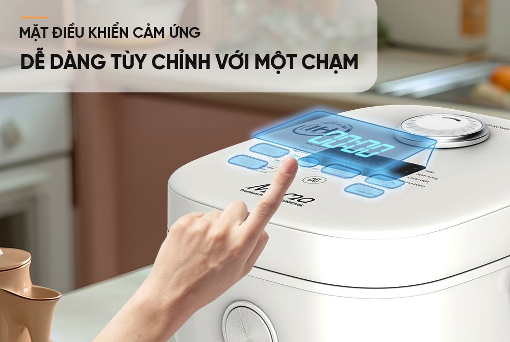 Nồi cơm điện cao tần Sunhouse Mama 1.8 lít SHD8957 - Bảng điều khiển