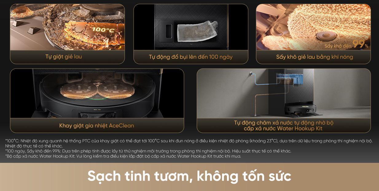 Robot hút bụi lau nhà Dreame X60 Ultra — ảnh 8
