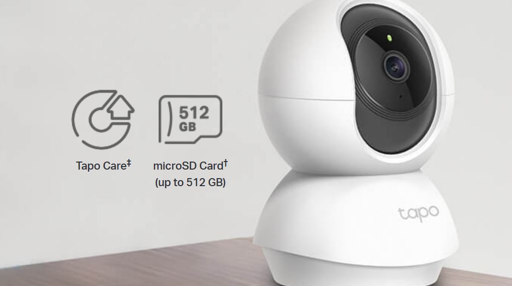 Camera IP 360 Độ 2MP TP-Link Tapo C200C - Thẻ nhớ