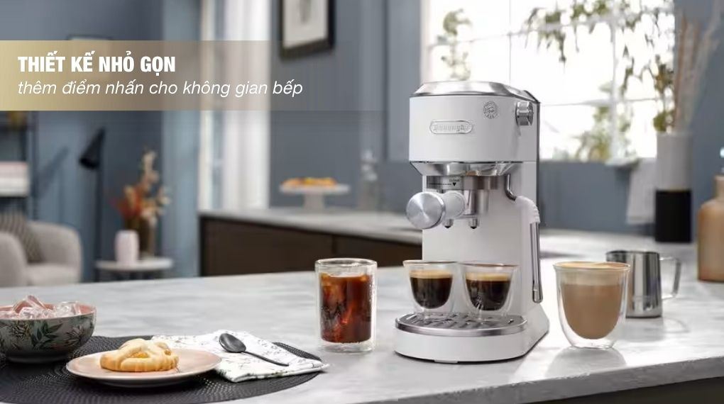 Thiết kế - Máy pha cà phê Delonghi EC890.WI