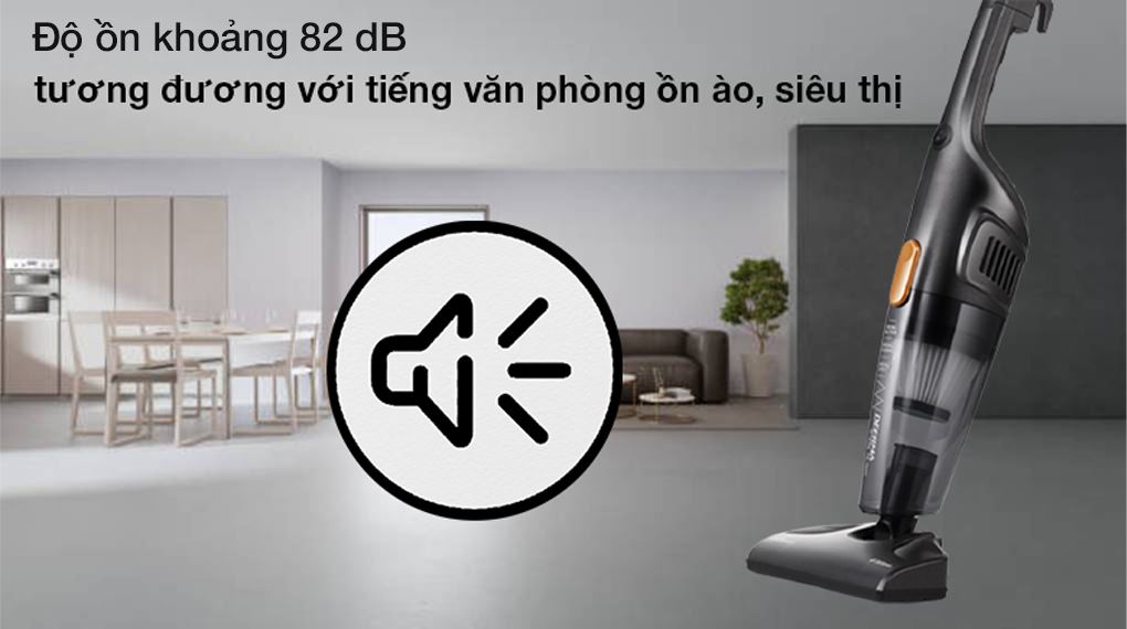 Độ ồn - Máy hút bụi cầm tay Deerma DX115C