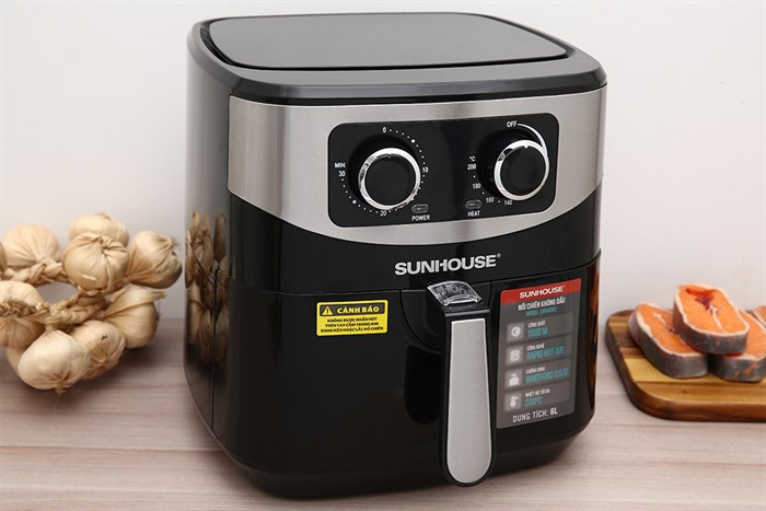 Nồi chiên không dầu Sunhouse 6 lít SHD4062 — ảnh 2