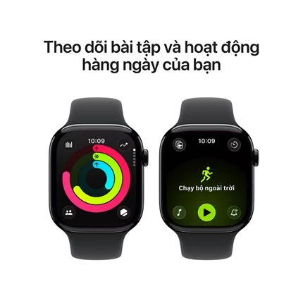 Apple Watch Series 11 GPS, 46mm Viền Nhôm Dây Cao Su S/M — ảnh 5