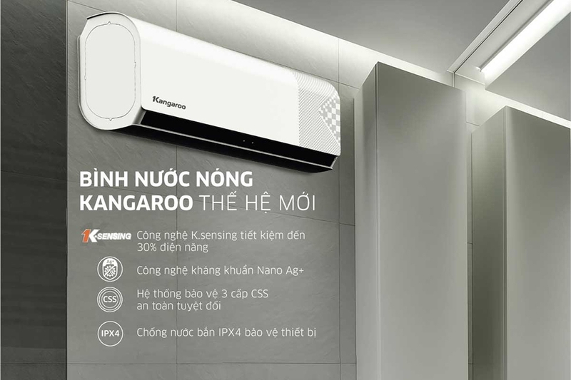 Máy nước nóng gián tiếp Kangaroo 22 lit KG79A2 2500W (hình 6)