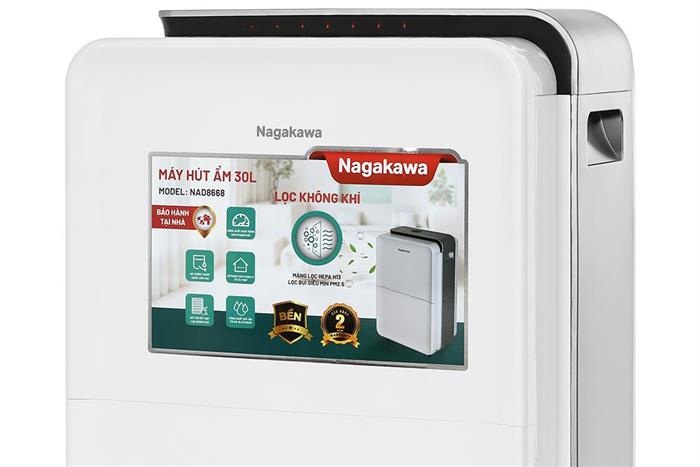 Máy hút ẩm kết hợp lọc không khí Nagakawa NAD8668 540W — ảnh 8