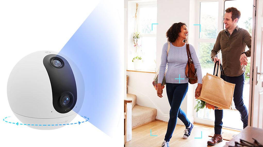 Camera IP 360 Độ 3MP Ezviz C60P Dual - Khả năng nhận diện thông minh