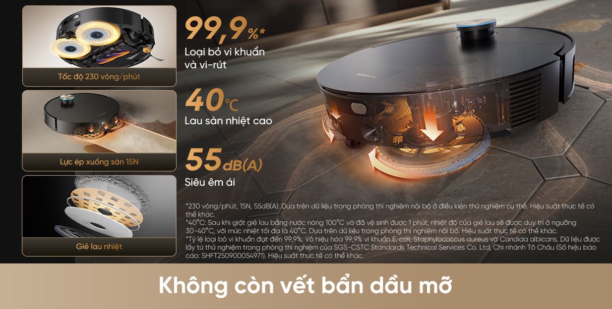 Robot hút bụi lau nhà Dreame X60 Ultra — ảnh 7