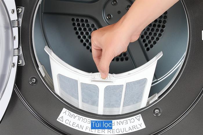 Máy sấy thông hơi Aqua 9 Kg AQH-V901K PS — ảnh 7