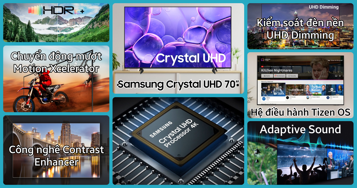 Smart Tivi Samsung UHD 4K 65 inch 2025 (65U8500F) — ảnh 2