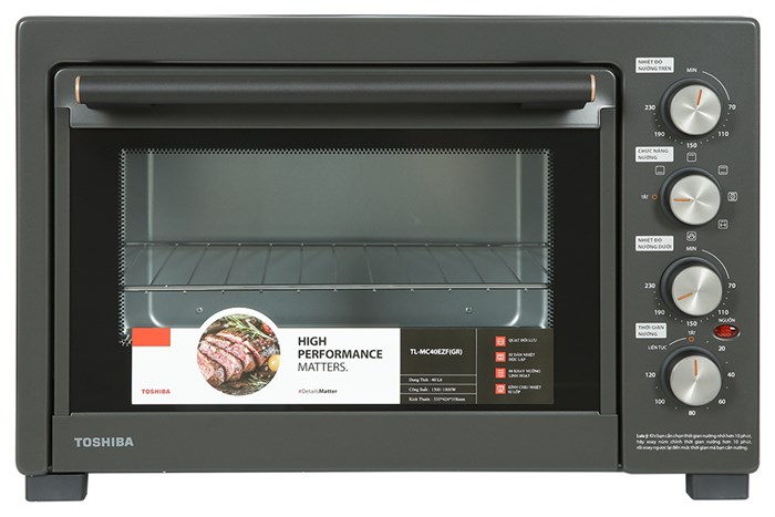 Lò nướng thùng Toshiba 1800W TL-MC40EZF(GR) 40 lít — ảnh 2