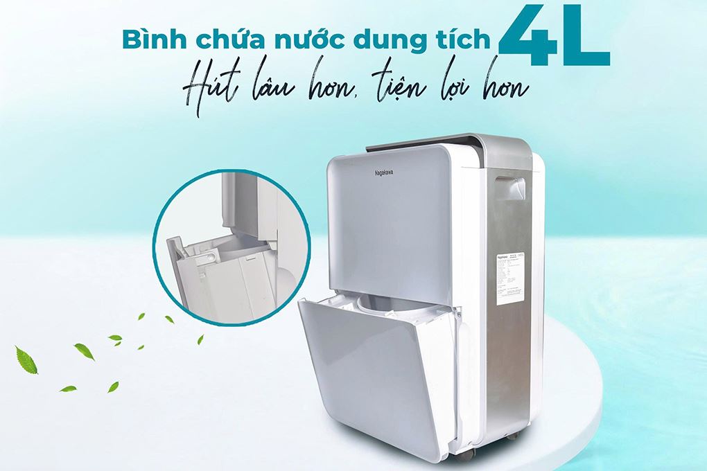 Máy hút ẩm kết hợp lọc không khí Nagakawa NAD8668 - Thiết kế
