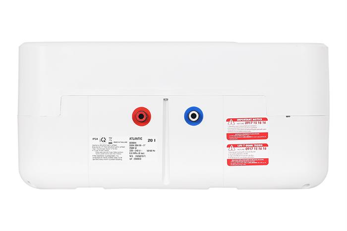 Máy nước nóng gián tiếp Atlantic 20 lít ESA SLIM 823044 SWH 20H M-14 — ảnh 5