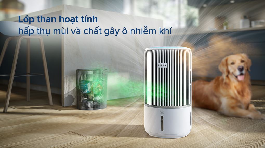 Máy lọc không khí Philips AC3420/10 43W - Than hoạt tính