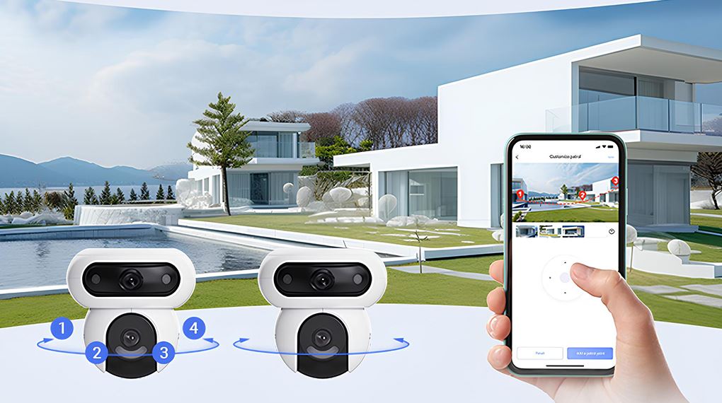 Camera IP Ngoài Trời 360 Độ 4MP Ezviz H90 Dual - Chế độ tuần tra thông minh