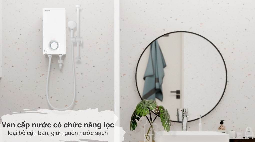 Máy nước nóng trực tiếp Panasonic 4500W DH-4VS1VW - Tiện ích