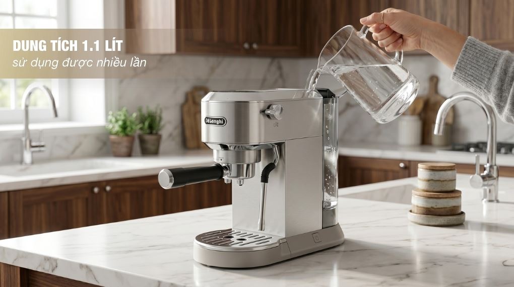 Dung tích - Máy pha cà phê Delonghi EC890.M