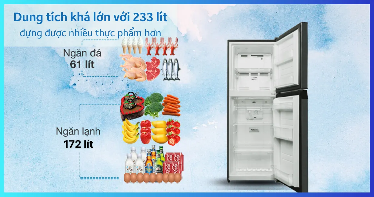 Tủ lạnh Toshiba 233 lít 2023 (GR-RT303WE-PMV(52)) — ảnh 4