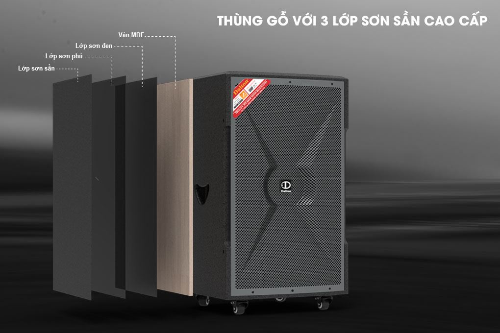 Loa kéo karaoke Dalton DA-15XPro - Thiết kế