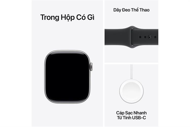 Apple Watch Series 11 GPS 42mm viền nhôm dây thể thao — ảnh 9