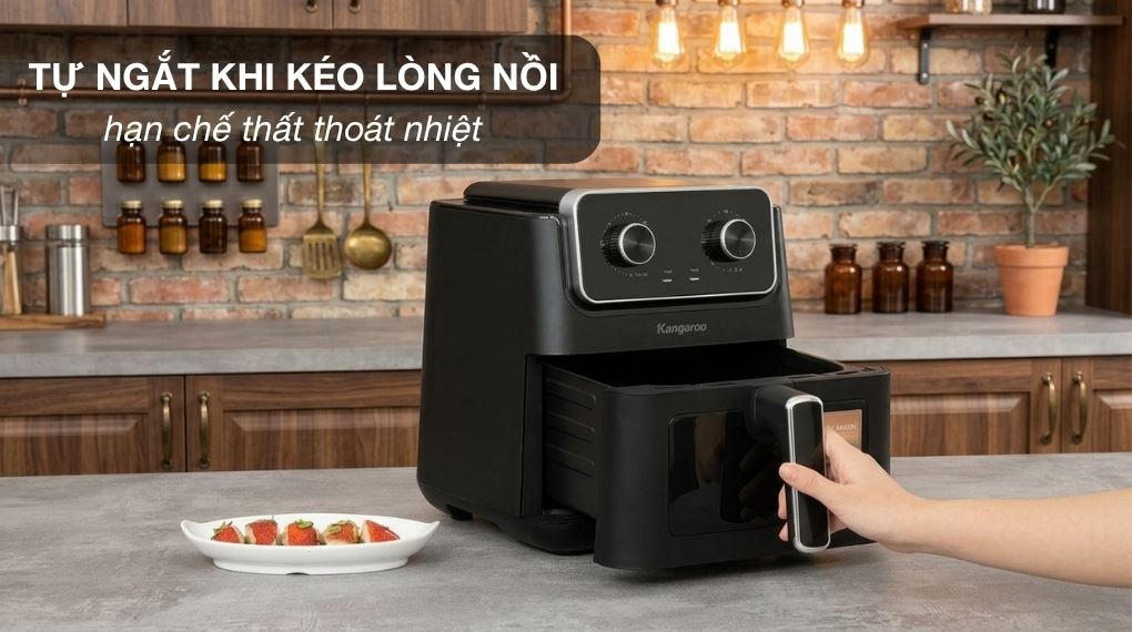 Tiện ích - Nồi chiên không dầu Kangaroo 6.5 lít KGAF65M1G