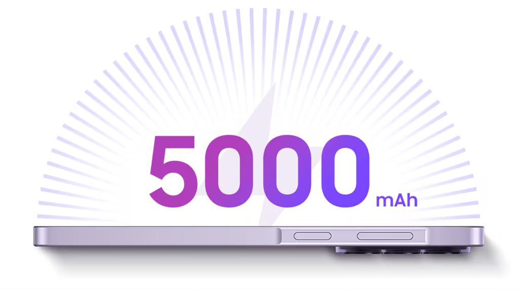 Samsung Galaxy A37 sở hữu viên pin 5000 mAh bền bỉ, trụ vững đến 2 ngày, cực kỳ tiện lợi cho người dùng thường xuyên di chuyển