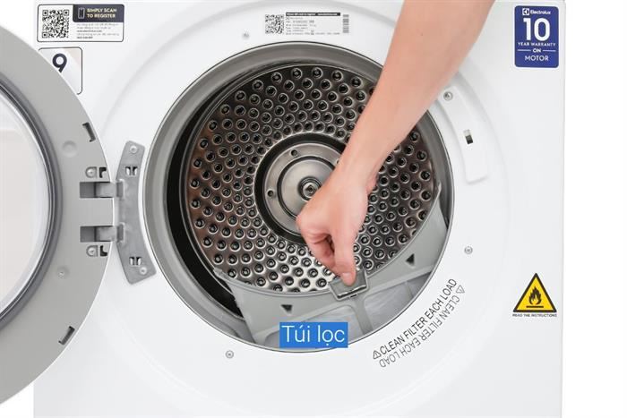 Máy sấy thông hơi Electrolux 9 Kg EDV904H3WC — ảnh 7