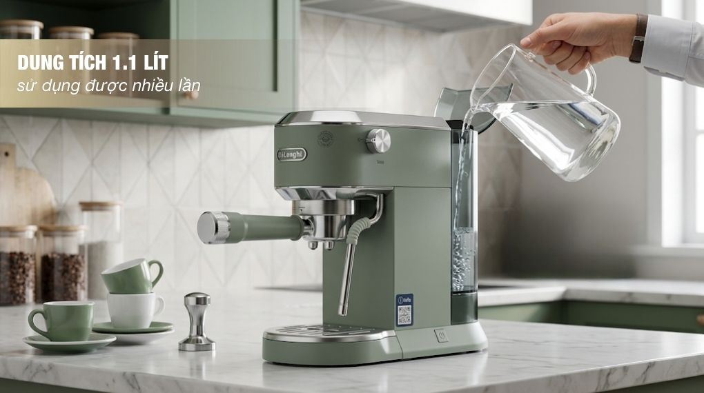 Dung tích - Máy pha cà phê Delonghi EC890.GR
