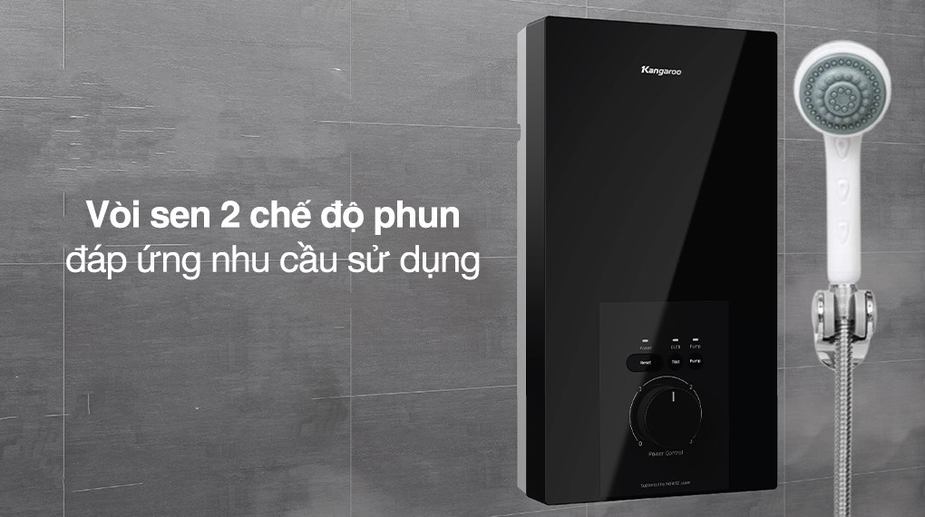 Máy nước nóng trực tiếp Kangaroo 4500W KGWD45P2 - Tiện ích