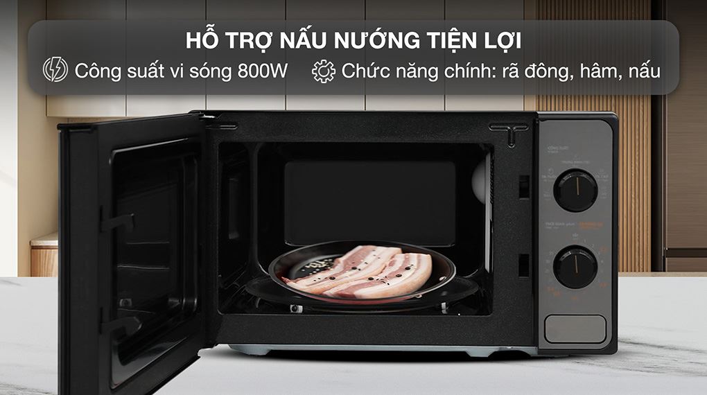 Lò vi sóng Toshiba MM2-MM20PE(BM)VN 20 lít - Công suất, chức năng chính