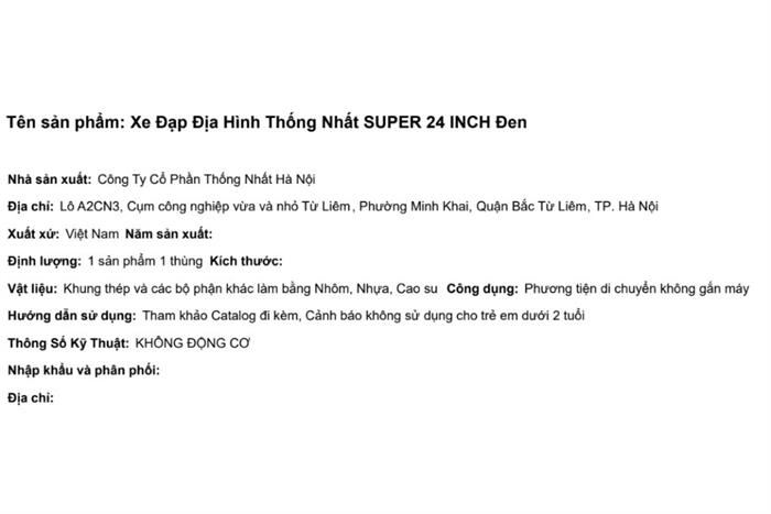 Thống Super 24 inch — ảnh 4