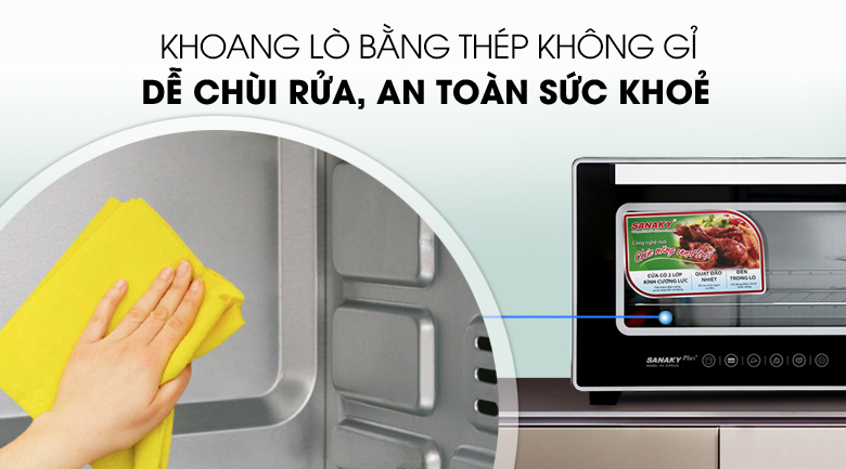 Khoang Lò nướng Sanaky VH5099S2D 50 lít