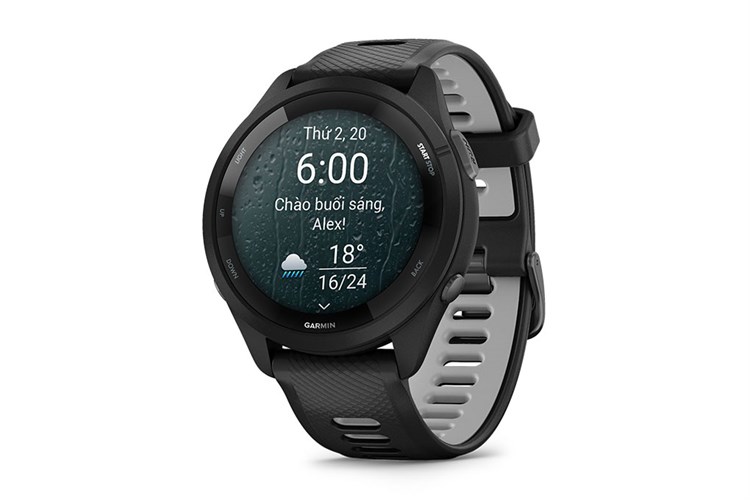 Garmin Forerunner 265 Music 46.1mm dây silicone — ảnh 2