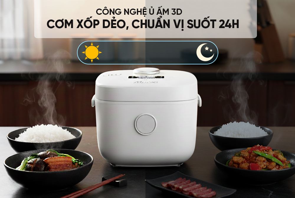 Nồi cơm điện cao tần Sunhouse Mama 1.8 lít SHD8957 - Công nghệ nấu, công suất