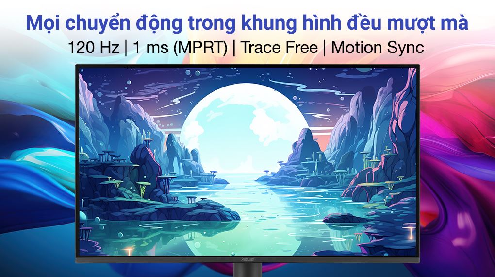 Màn hình Asus VA249HG-R 23.8 inch Full HD - Chuyển động mượt mà