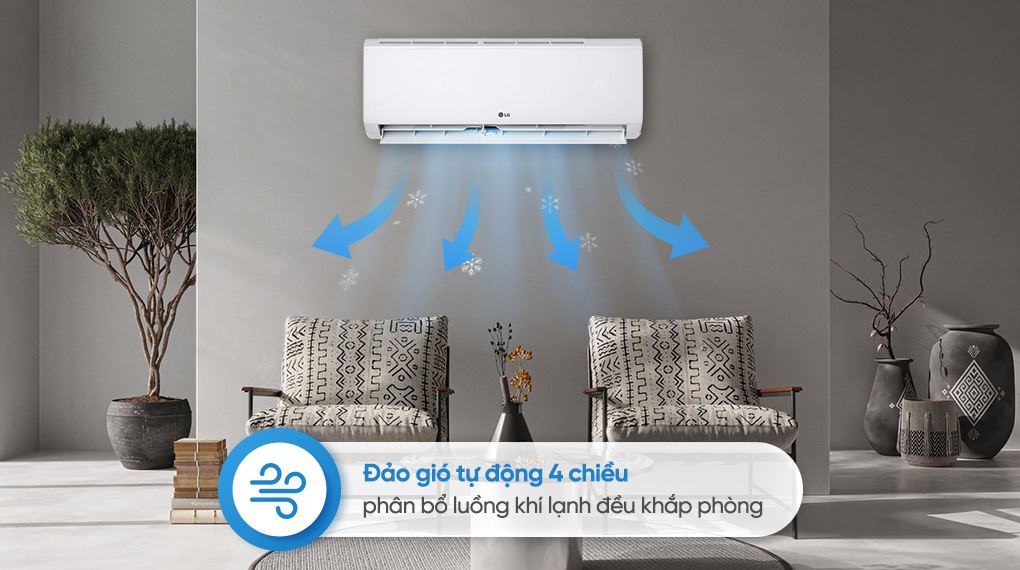Máy lạnh LG Inverter 1 HP IFC09M1 - Cơ chế thổi gió