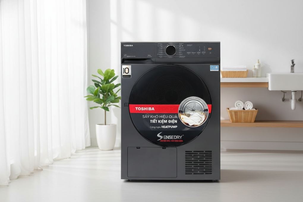 Thiết kế - Máy sấy bơm nhiệt Toshiba 8 kg TD-T21B90HWV(MG)