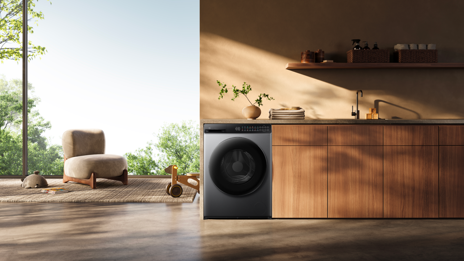 Máy giặt sấy Xiaomi Mijia Inverter giặt 10.5 kg sấy 7 kg WD105MJA10VN — ảnh 3