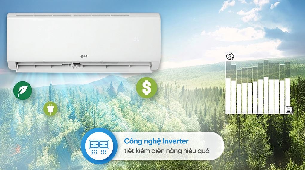Máy lạnh LG Inverter 1 HP IFC09M1 - Công nghệ tiết kiệm điện