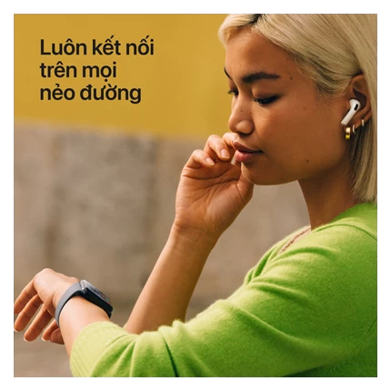 Apple Watch SE 3 GPS, 44mm Vỏ Nhôm Dây Cao Su dây M/L — ảnh 4