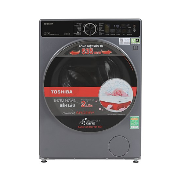 Máy giặt sấy Toshiba giặt 10.5kg sấy 7kg 2024 (TWD-T25BZU115MWV(MG)) — ảnh 2