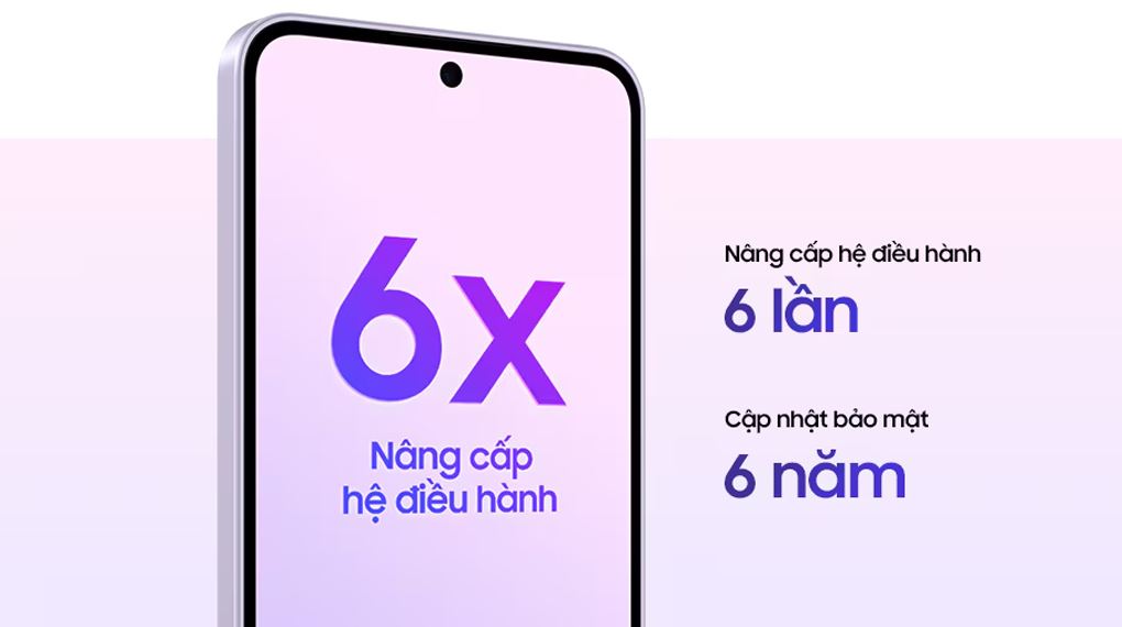 Hỗ trợ cập nhật đến 6 năm giúp Samsung Galaxy A37 bền bỉ theo thời gian, tiết kiệm chi phí nâng cấp thiết bị cho bạn