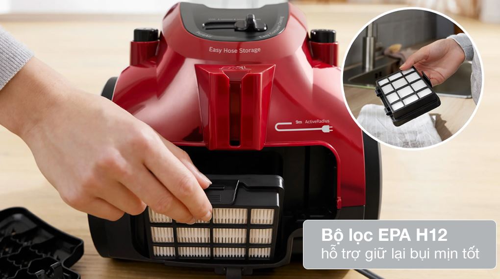 Máy hút bụi dạng hộp Bosch BGC05AAA2 - Bộ lọc
