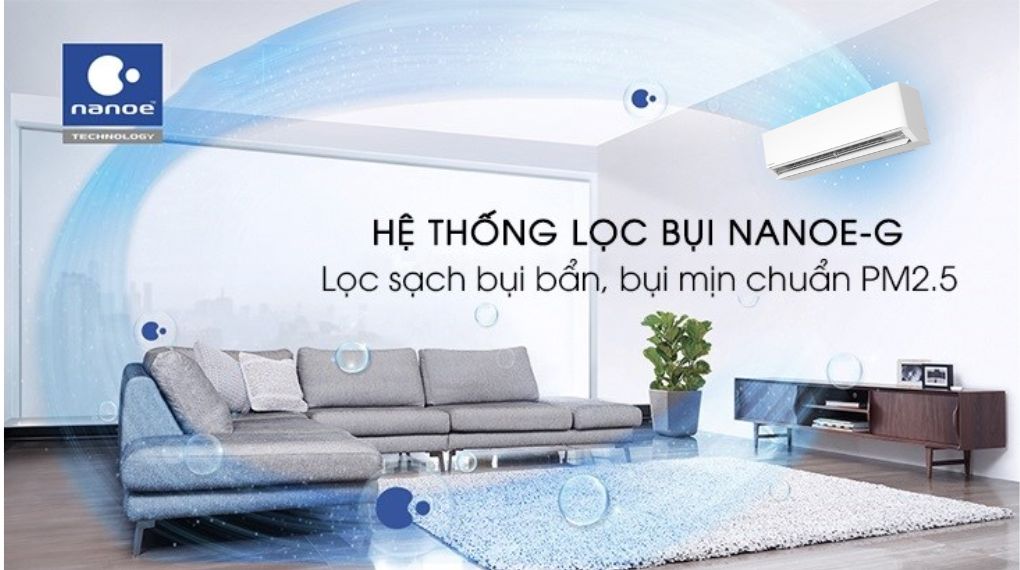 Máy lạnh Panasonic Inverter 1 HP CU/CS-U9BKH-8 - Công nghệ lọc không khí