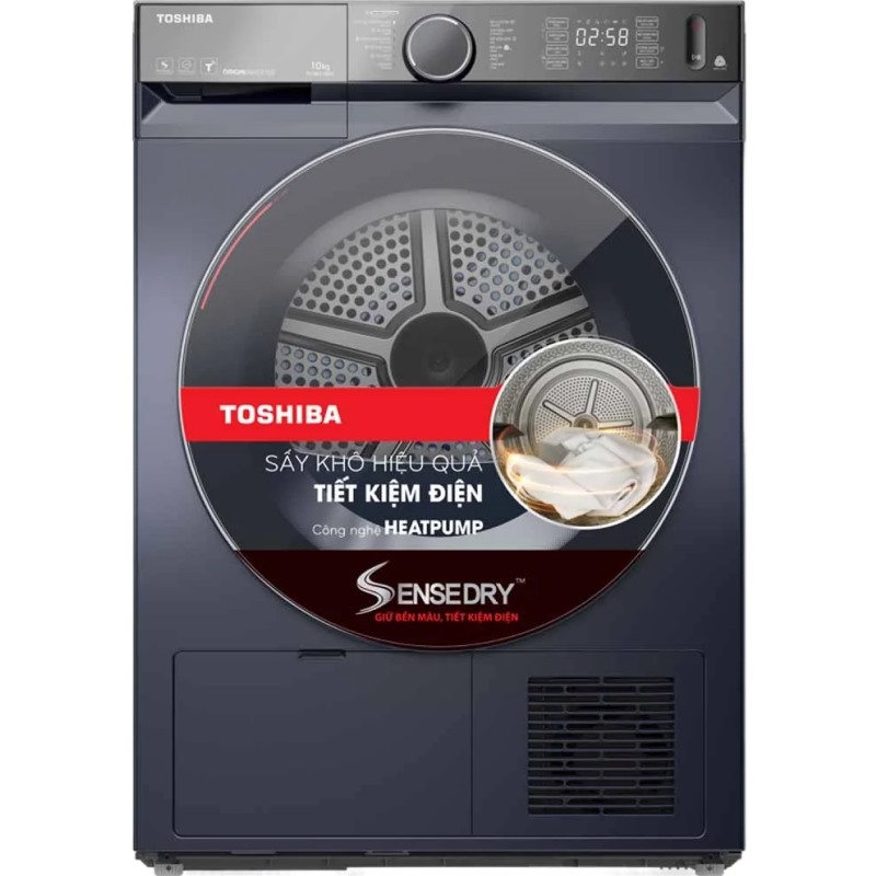 Máy sấy bơm nhiệt Toshiba Inverter 10 Kg TD-BK110GHV(MK) — ảnh 2