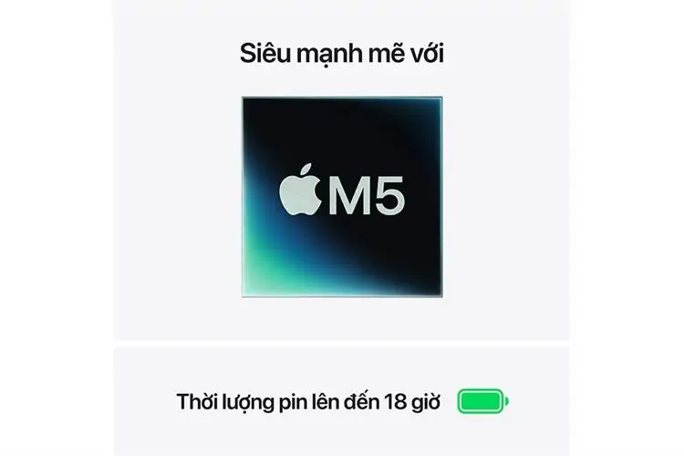 MacBook Air 13 inch M5 (16GB+512GB) — ảnh 4