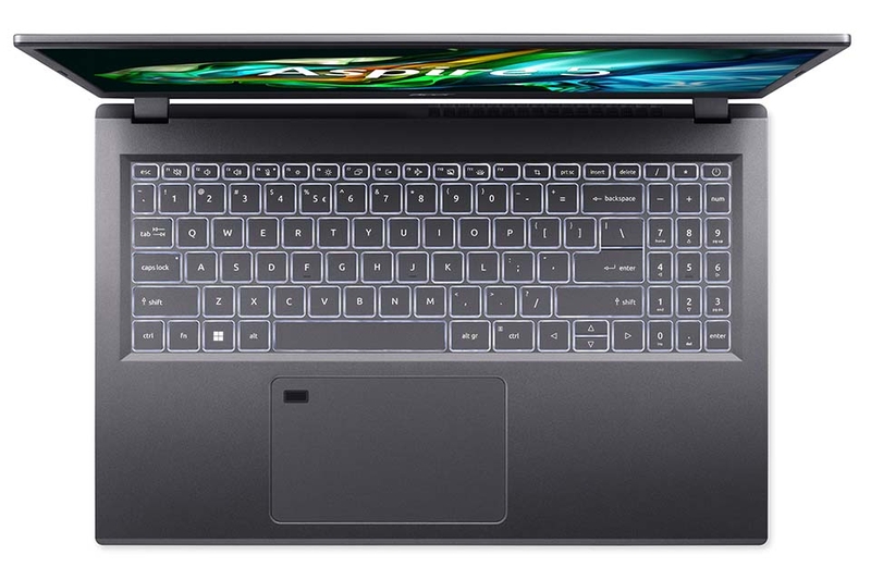 Acer Aspire 5 A515-58M-951T - Bàn phím và touchpad tiện lợi, có đèn nền