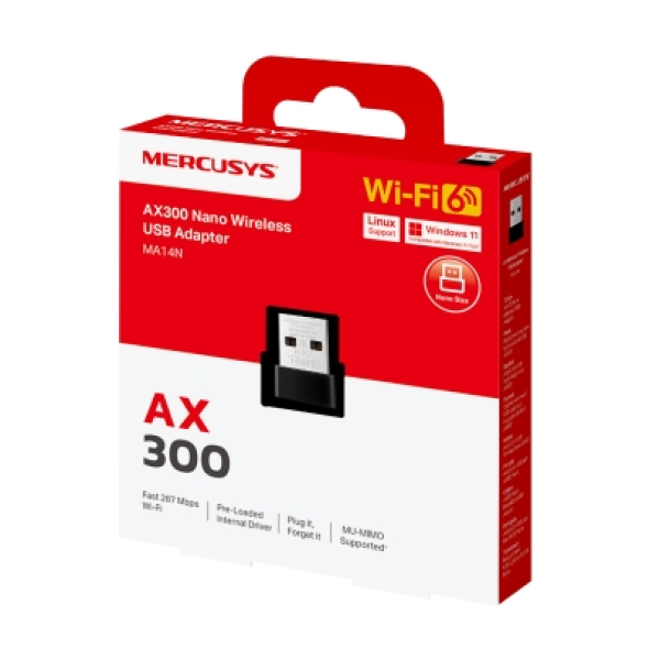 USB Wifi 6 Mercusys AX300 MA14N — ảnh 4