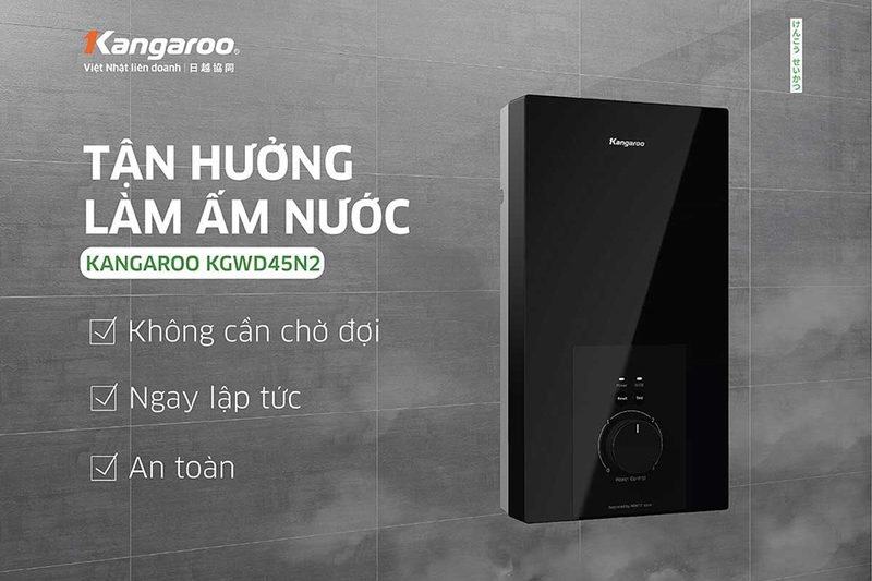 Máy nước nóng trực tiếp Kangaroo KGWD45N2 4500W (hình 5)
